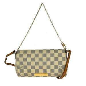 LOUIS VUITTON DAMIER AZUR FAVORITE PM SHOULDER BAG N41277 DU4114 YQ01395